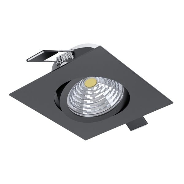 EGLO - LED-EINBAUSPOT SCHWARZ 4000K BEWEGLICH DIMMBAR