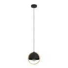 EGLO - HL/1 E27 SCHWARZ/HOLZ 'CALLOW'