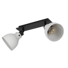 EGLO - BALKEN/2 E27 GRAU/SCHWARZ 'MATLOCK'