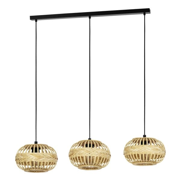 EGLO - HL/3 E27 SCHWARZ/NATUR 'AMSFIELD 1