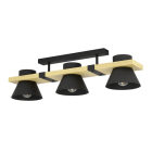 EGLO - DL/3 E27 SCHWARZ/HOLZ 'MACCLES'