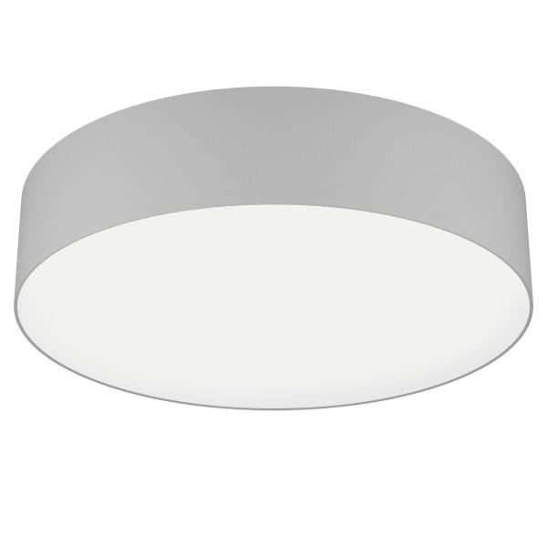 EGLO - LED-DL 37W LEINEN GRAU/NICKEL-M. CCT 'ROMAO' 570MM - Memory-Funktion