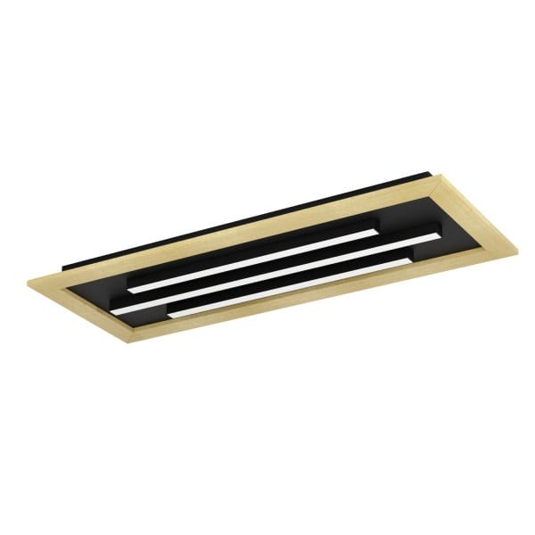 EGLO - LED-DL 780X305 SCHWARZ BRAUN WEISS 'TIRRENARA' TUNABLE WHITE