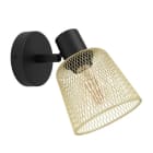 EGLO - WL/1 E27 SCHWARZ/MESSING 'COSLADA'