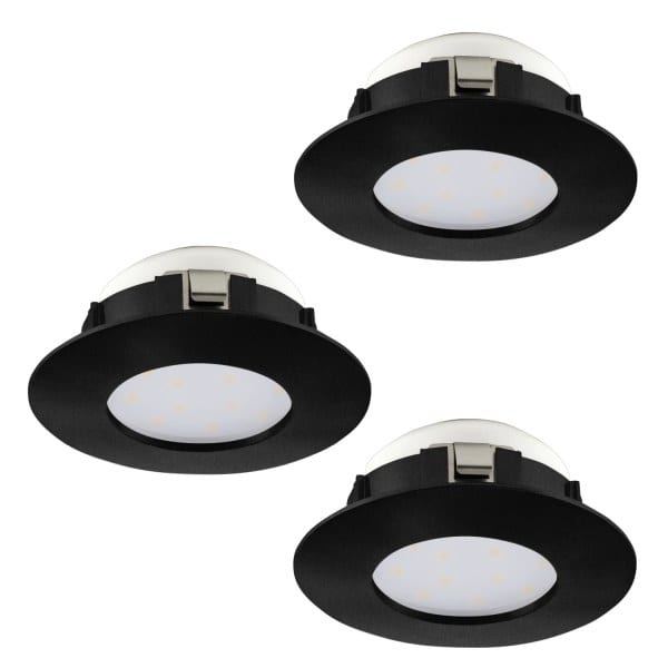 EGLO - SET 3XLED-EINBAUSPOT Ø78 SW STARR'PINEDA