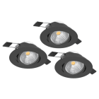 EGLO - SET 3XLED-EINBAUSP.Ø88 SW 2700K'SALICETO DIMMBAR