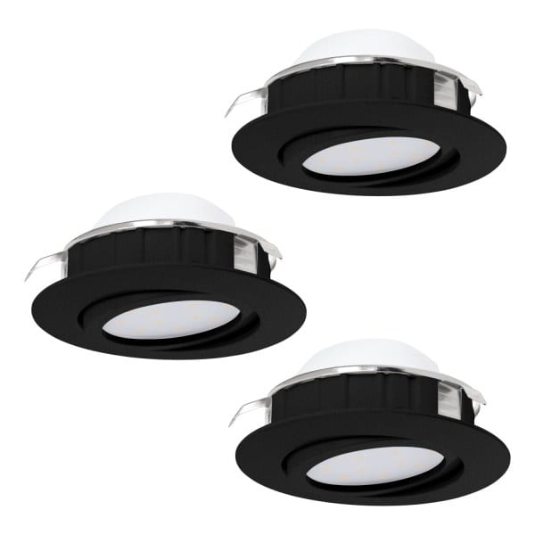 EGLO - SET 3XLED-EINBAUSPOT Ø84 SW 'PINEDA'