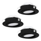 EGLO - SET 3XLED-EINBAUSPOT Ø84 SW 'PINEDA'
