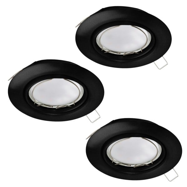 EGLO - SET 3XEINBAUSP.SCHWARZ SCHWENKB.'PENETO