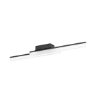 EGLO - LED-DL/2 SCHWARZ/SAT. 'PALMITAL' IP44
