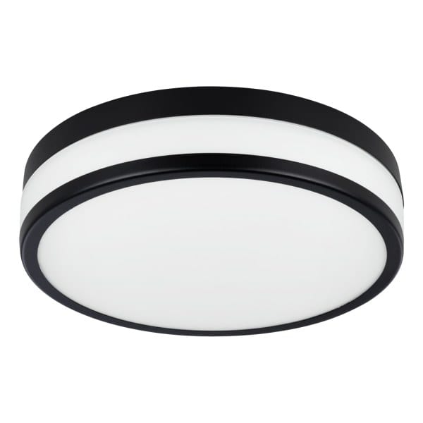 EGLO - DL Ø295 SCHWARZ/WEISS 'LED PALERMO' IP44