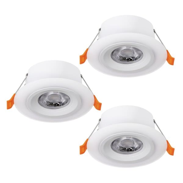 EGLO - SET 3X LED-EINBAUSPOT Ø100 WS 'CALONGE'