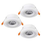 EGLO - SET 3X LED-EINBAUSPOT Ø100 WS 'CALONGE'