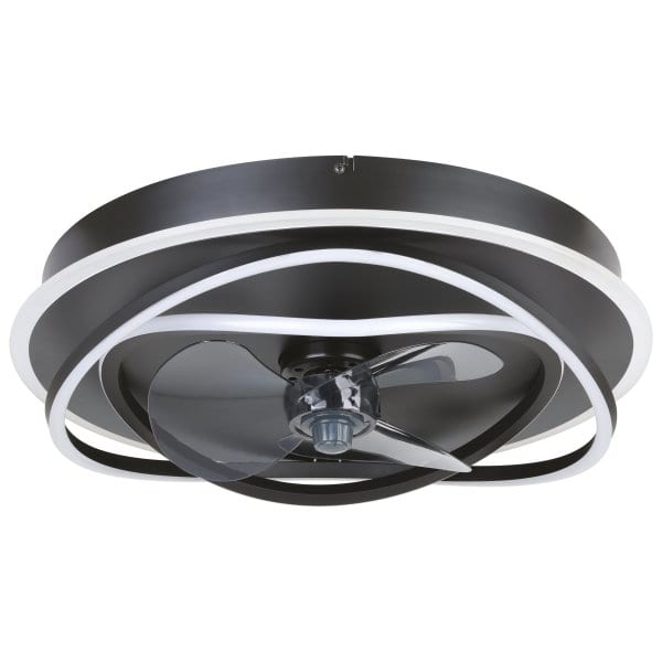 EGLO - LED-CCT-VENTILATOR AC SCHWARZ 'NAMORI'