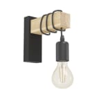 EGLO - WL/1 SCHWARZ/HOLZ 'TOWNSHEND' (32917)