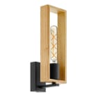 EGLO - WL/1 E27 SCHWARZ/HOLZ 'LITTLETON'