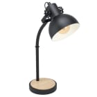 EGLO - TL/1 E27 SCHWARZ/HOLZ 'LUBENHAM' (43165)