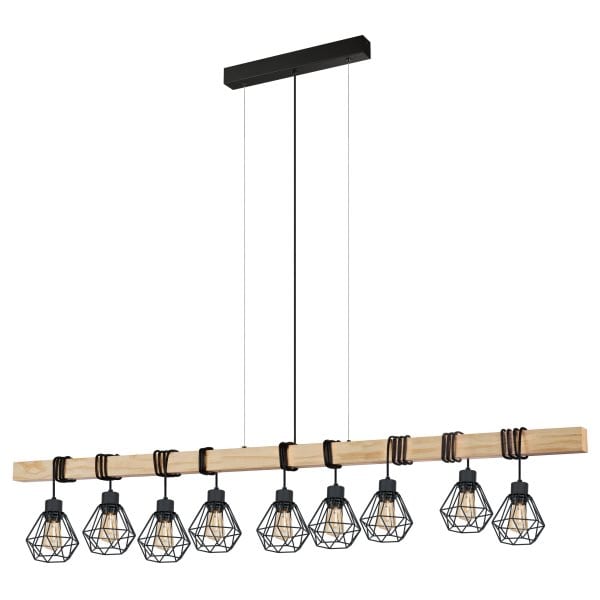 EGLO - HL/9 SCHWARZ/EICHE-OPTIK 'TOWNSHEND 5'