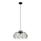 EGLO - HL/1 E27 SCHWARZ/HOLZ 'PADSTOW'