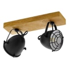 EGLO - BALKEN/2 E14 HOLZ/SCHWARZ 'GATEBECK'