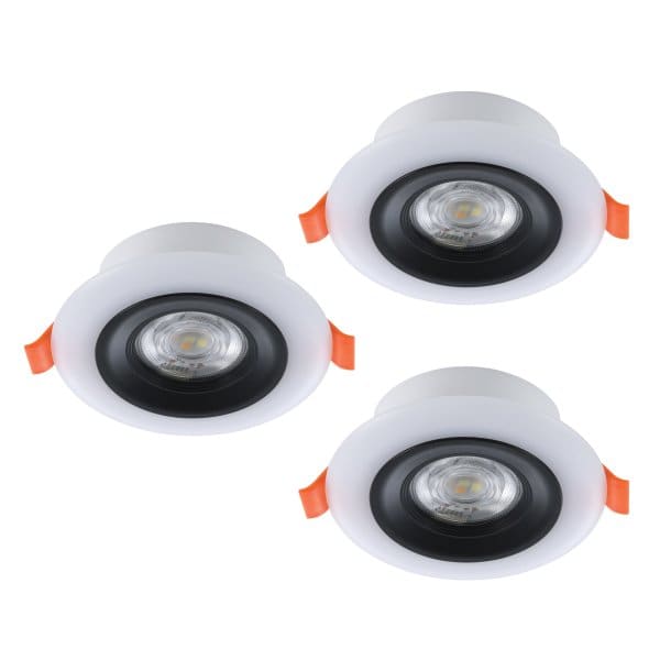 EGLO - SET 3XLED-EINBAUSPOT Ø98 SW/WS