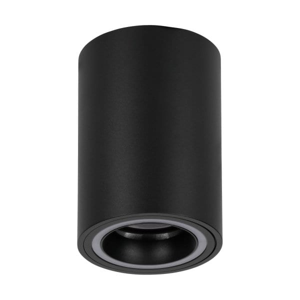 EGLO - LED AUFBAULEUCHTE/1 GU10 4,9W ALU KUNSSTOFF SCHWARZ 'CAROSSO-Z'
