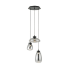EGLO - LED HL/3 GLAS BEDAMPFT SCHWARZ 3x5,4W/1530LM `SARNARRA`