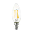 EGLO - LM-E14-LED-FILAMENT KERZE C35 2,2W/470lm 3000K EEI.A. 50.000h - ÖKO BULB VE 8 STK