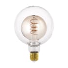 EGLO - LM-E27-LED BIG SIZE G125 4W/200lm DOUBLE GLAS AMBER/KLAR 1 STK