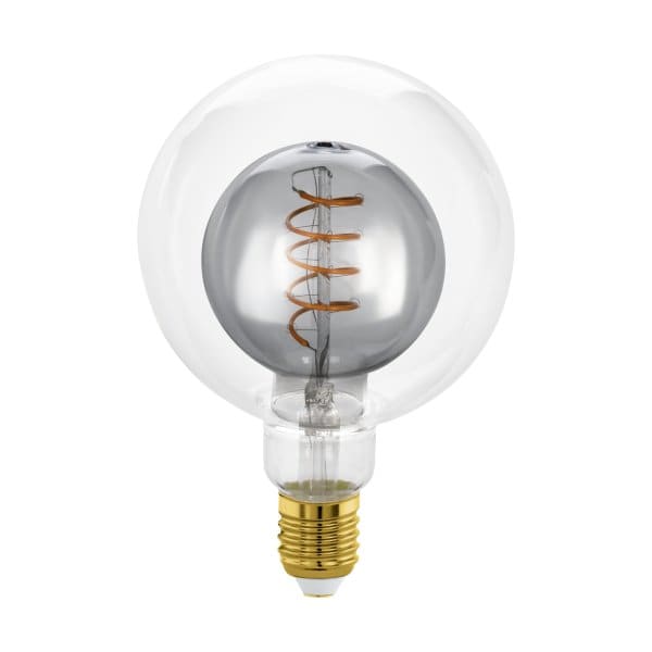 EGLO - LM-E27-LED BIG SIZE G125 2W/80lm DOUBLE GLAS SMOKY/KLAR 1 STK