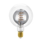 EGLO - LM-E27-LED BIG SIZE G125 2W/80lm DOUBLE GLAS SMOKY/KLAR 1 STK