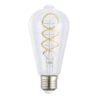 EGLO - LM-E27-LED ST64 4W/806LM SPIRAL KLAR 2700K 1 STK