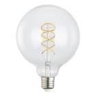 EGLO - LM-E27-LED-GLOBE G125 4W/806LM SPIRAL KLAR 2700K 1 STK