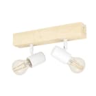 EGLO - BALKEN/2 E27 HOLZ/WEISS 'TOWNSHEND 3'