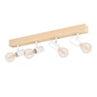 EGLO - BALKEN/4 E27 HOLZ/WEISS 'TOWNSHEND 3'