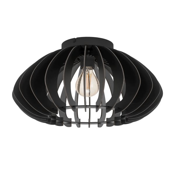 EGLO - DL/1 E27 Ø450 SW/HOLZ 'COSSANO 3'
