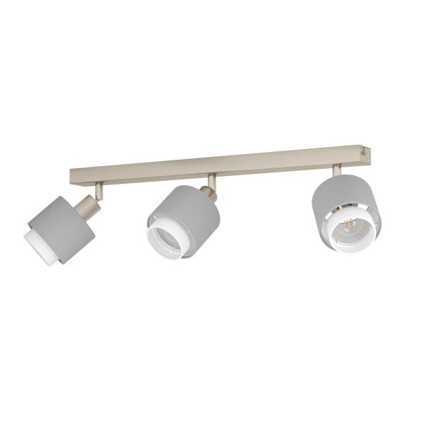 EGLO - BALKEN/3 NICKEL-M/GRAU/WS 'BELLIZZI'