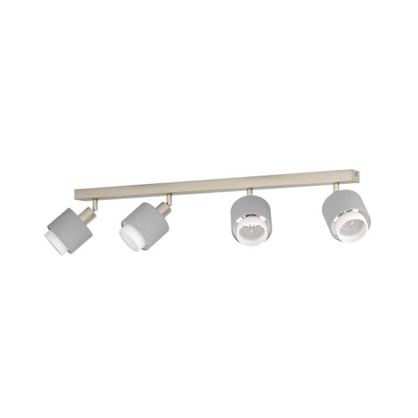 EGLO - BALKEN/4 NICKEL-M/GRAU/WS 'BELLIZZI'