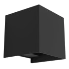 EGLO - LED WL/2 3W ALU GLAS SCHWARZ KLAR 'VALMONTONE'