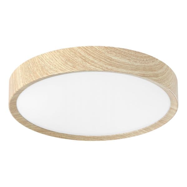EGLO - LED-DL Ø340 HOLZOPTIK/WEISS 'MUSURITA'