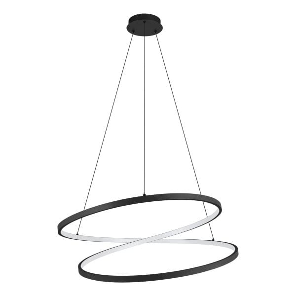 EGLO - LED-HL Ø700 SCHWARZ 'RUOTALE'