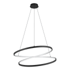 EGLO - LED-HL Ø700 SCHWARZ 'RUOTALE'