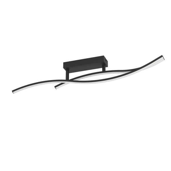 EGLO - LED DL 12W STAHL KUNSTSTOFF SCHWARZ 'GRISOLIA'