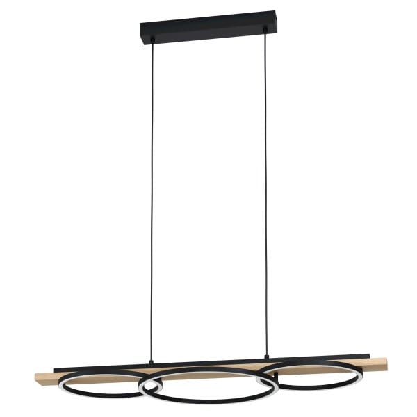 EGLO - LED-HL SCHWARZ/HOLZ 'BOYAL'