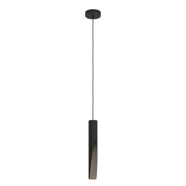 EGLO - HL/1 GU10 SCHWARZ/HOLZ 'BARBOTTO'