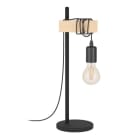 EGLO - TL/1 SCHWARZ/HOLZ 'TOWNSHEND' (32918)