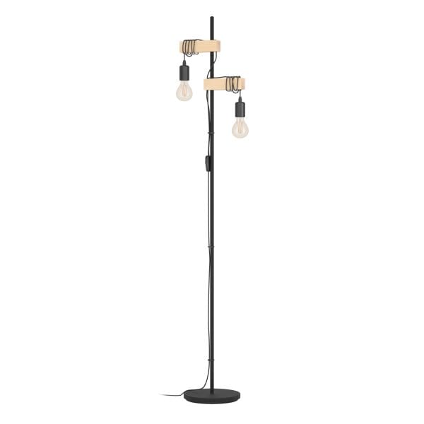 EGLO - STL/2 SCHWARZ/HOLZ 'TOWNSHEND' (32919)