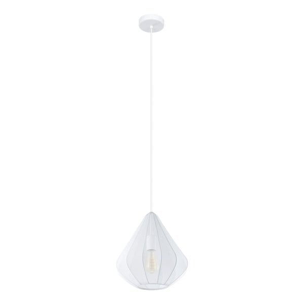 EGLO - HL/1 E27 Ø335 WEISS/WS-TRANSP.'DOLWEN'