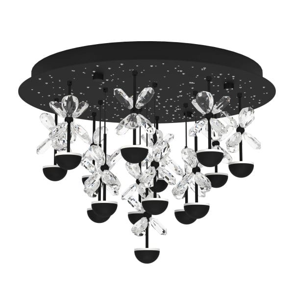 EGLO - LED-DL/15 SCHWARZ/KRISTALL 'PIANOPOLI 2'