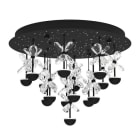 EGLO - LED-DL/15 SCHWARZ/KRISTALL 'PIANOPOLI 2'